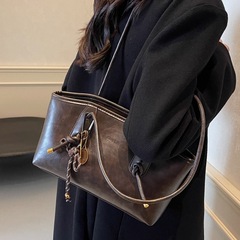 质感大容量包包女2025新款秋冬复古通勤单肩腋下包软皮托特包