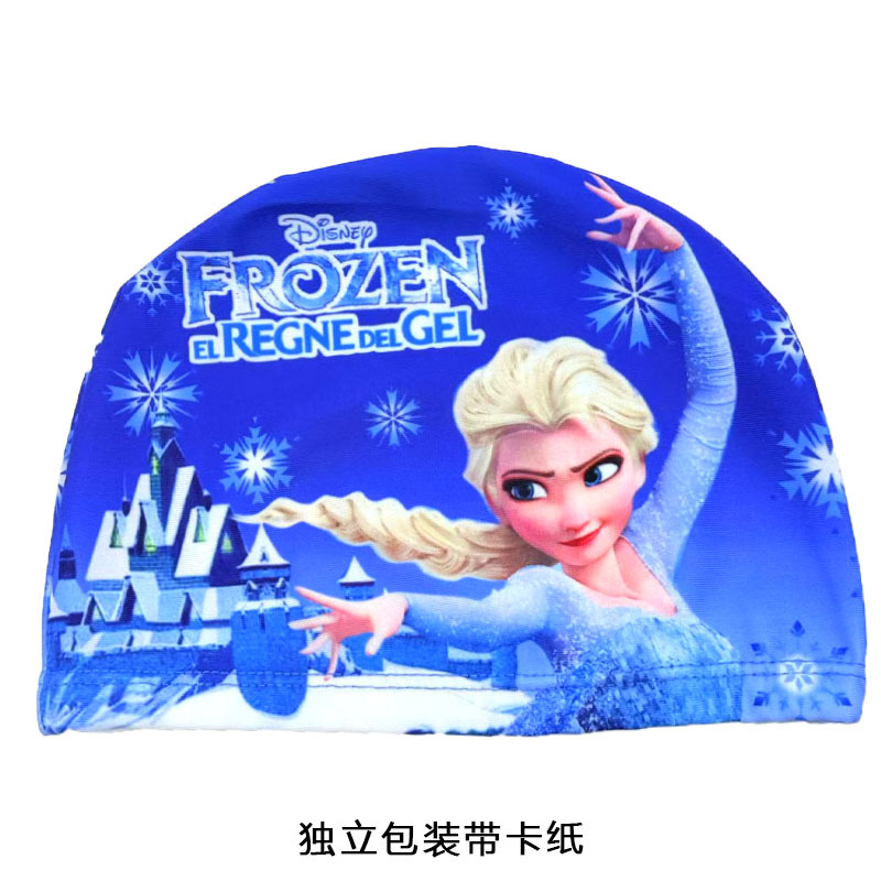 Gorro de natación al por mayor Gorro de natación de tela unisex Gorro de natación de secado rápido con estampado de aguas termales para niños adultos