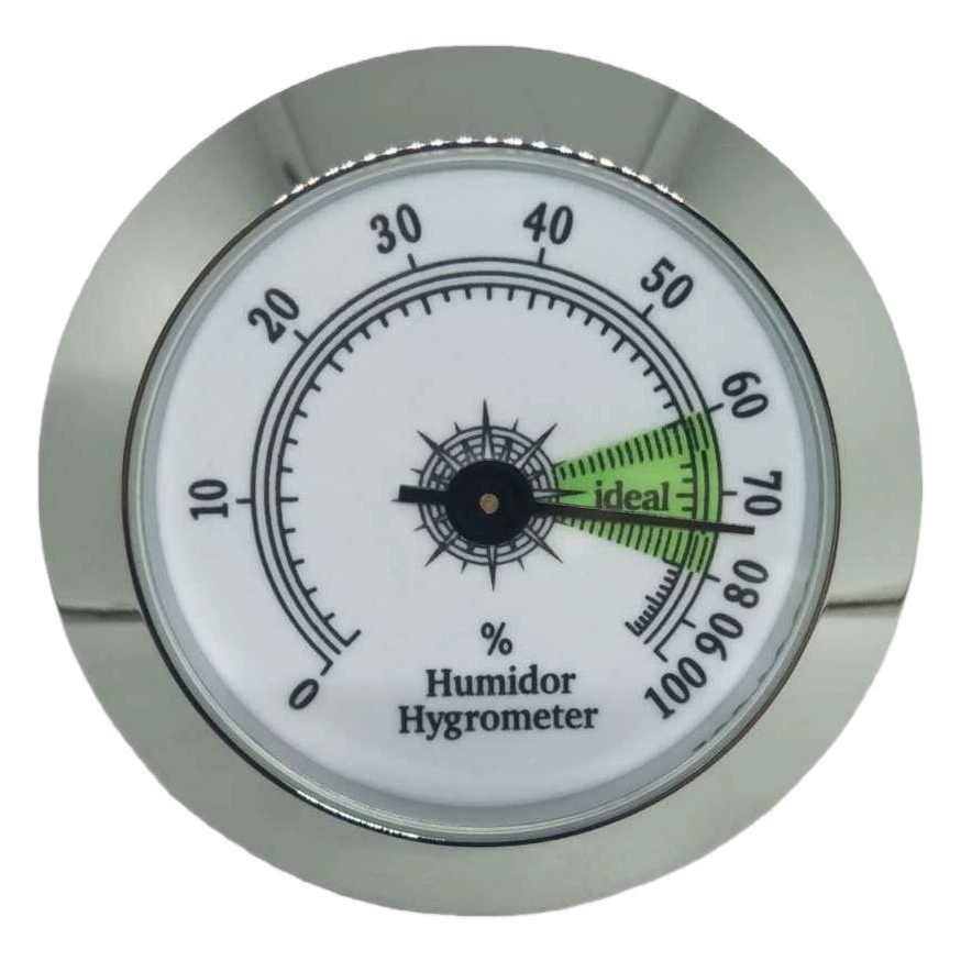 Фабрика прямые поставки мини сигары коробка музыкальный инструмент Упаковка гигрометр температуры и влажности метр