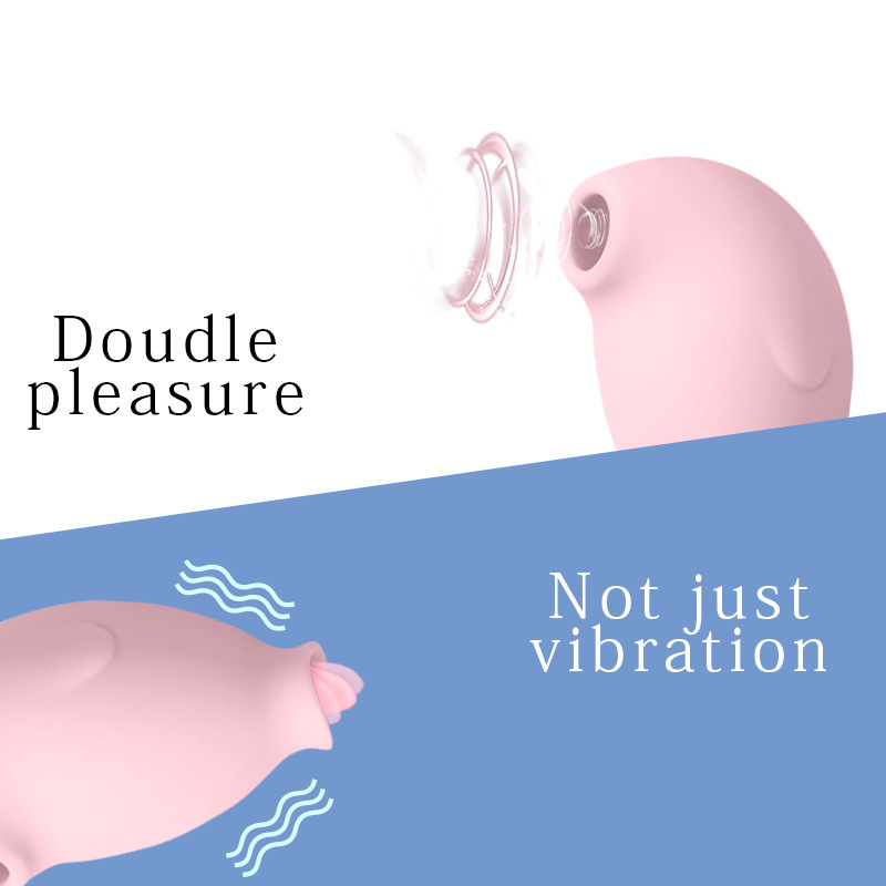 Vibrator For Women With Tongue Licking And Suction Function_voghion.com