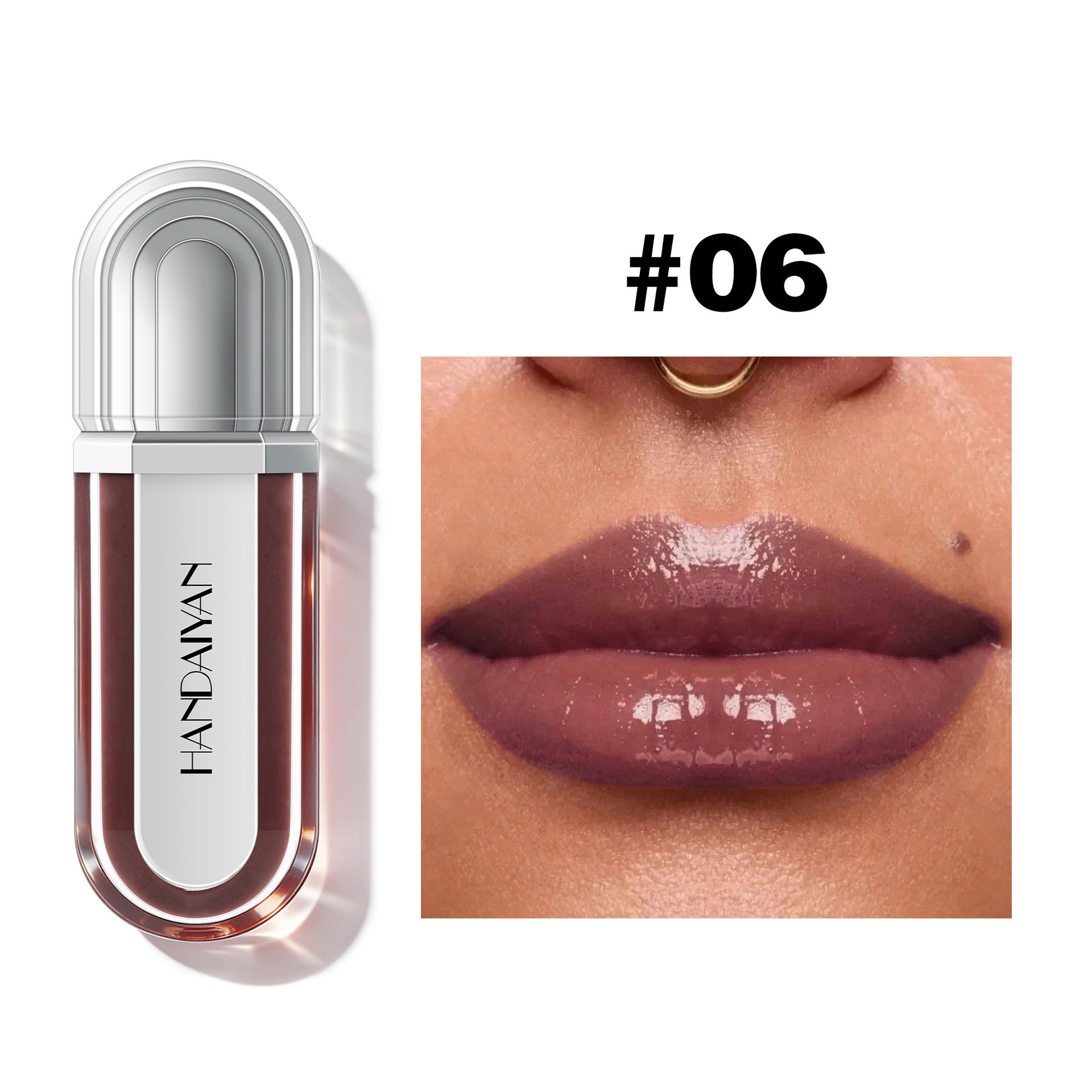 Exclusivo para la venta transfronteriza de espejo HANDAIYAN, esmalte labial, esmalte labial image 12
