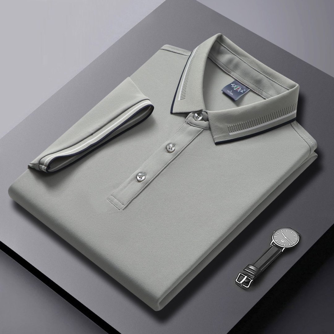 Camiseta Polo de Manga Corta para Hombre, Estilo Verano 2026, Suave, Fresca, Transpirable, Elástica y Agradable al Tacto, para Negocios, Dropshipping