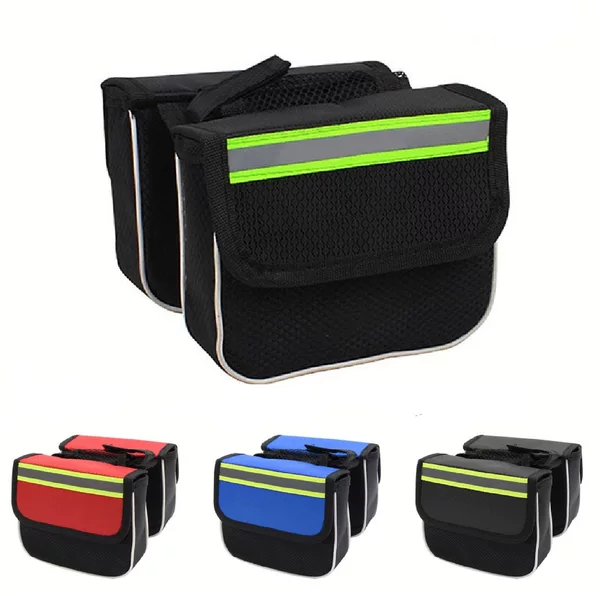 Mountain bike front beam bag bicycle bag enlarged front bag upper tube saddle bag bilateral bicycle monocoque bag cycling bag