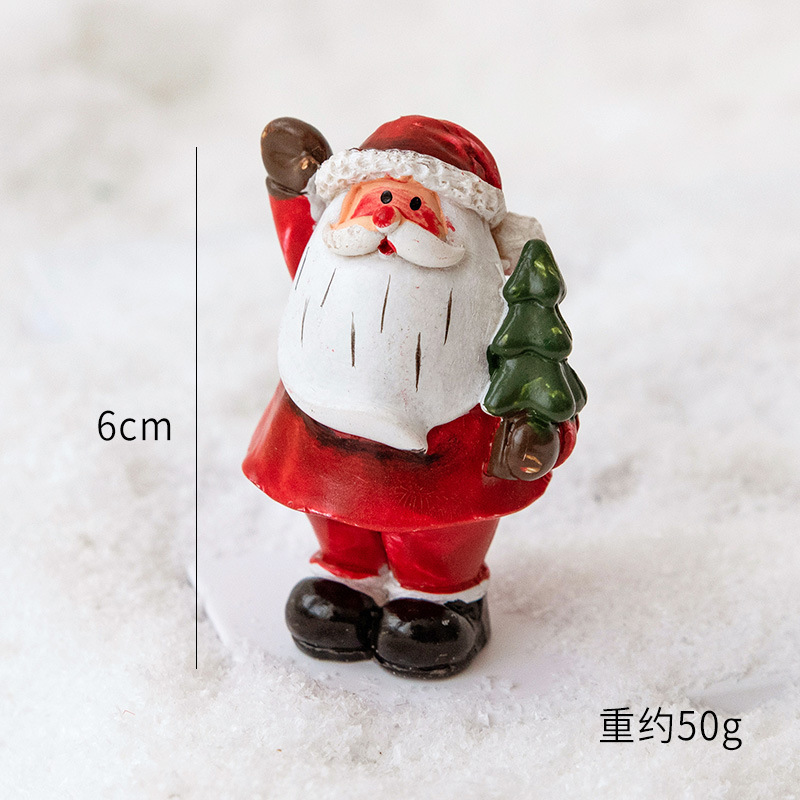 クリスマス装飾品雪だるま老人小公仔デスクトップ装飾シーン配置撮影道具クリスマス装飾|undefined