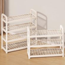 2025爆款塑料简易鞋架出租屋门后可拆卸鞋柜宿舍多功能置物架耐用