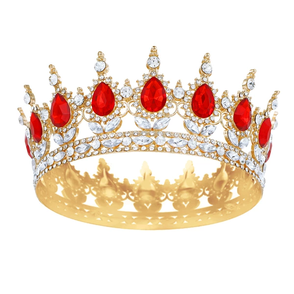 Golden red diamond
