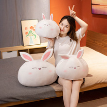 新款软萌团子兔公仔抱枕毛绒玩具大号兔子抱枕娃娃玩偶一件代发