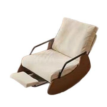 Rocking chair with adjustable adult leisure comfort lazy sofa balcony living room high-end single sofa, can lie down and sit