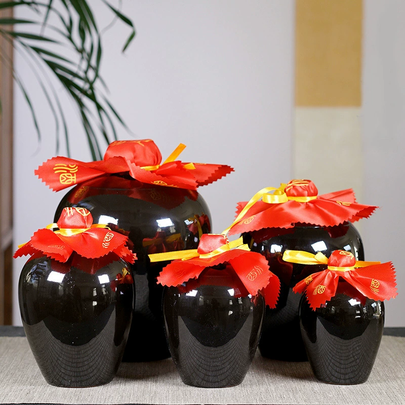 1/2/3/5/10 кг керамическая банка для вина пустая бутылка ручной работы Глиняная керамическая бутылка для вина с большим количеством и отличной ценой