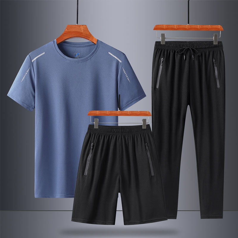 Haze blue + shorts + trousers