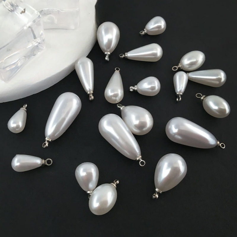 Imitation pearl drop-shaped sheep's eye 8-12mm diy clothing…