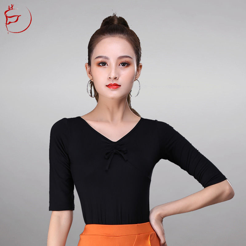 Vesta de baile latino, falda de busto para mujeres, nueva chaqueta de baile, práctica de danza profesional, fábrica de servicios comerciales