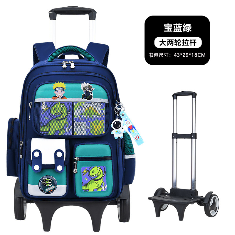 Nuevas mochilas de tirón para estudiantes de primaria 1236 grados niños escaleras de dibujos animados mochila de hombro de gran capacidad para hombres y mujeres