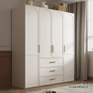 Light French-Style Internet Celebrity Wardrobe Bedroom Home Desk Dressing Table Integrated Storage Cabinet Small Apartment Economical Wardrobe
