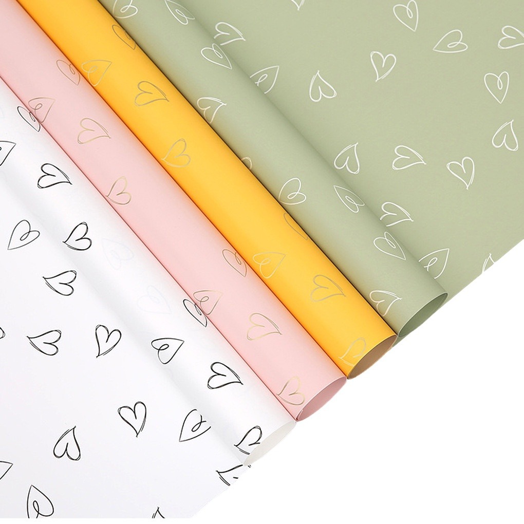 Lizhi Ran, amor impermeable, ramo, papel de embalaje, papel de embalaje, floristería, materiales de embalaje de flores