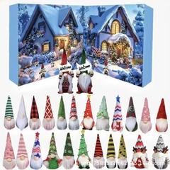 跨境Christmas Gnome Advent Calendar 2025圣诞节侏儒降临日历
