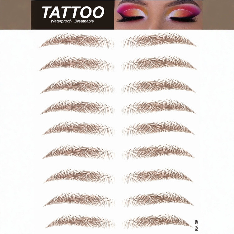 Eyebrow Tattoo Stickers 6D Bionic Eyebrow Stickers Waterproof Natural Artificial Female Eyebrow Stickers Full Set of Lazy Eyebrow Drawing Artifact Eyebrow Tattoo Stickers 6D Bionic Eyebrow Stickers Waterproof Natural Artificial Female Eyebrow Stickers Full Set of Lazy Eyebrow Drawing Artifact