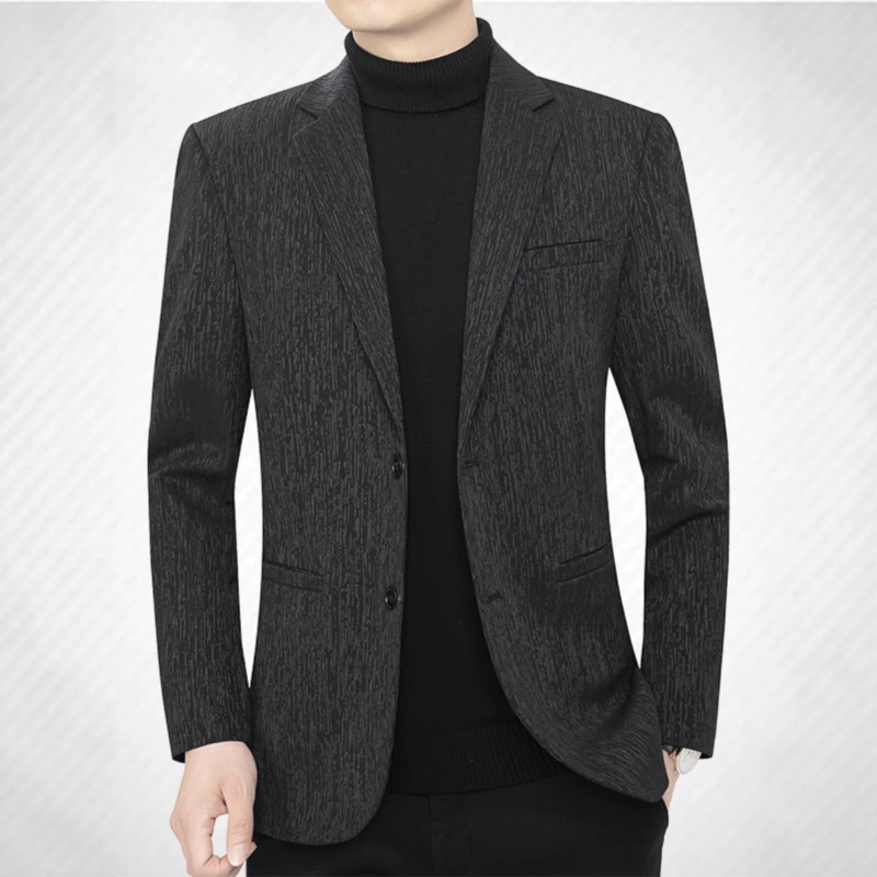 High-End Business Casual Suit for Men, 2026 Spring New Style, Middle-Aged Single-Breasted Jacket, Dad's High-End Suit Coat