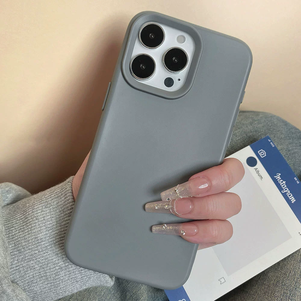 Чехол для телефона (Apple iPhone 16) силиконовый матовый, защита от падений, тонкий элегантный дизайн