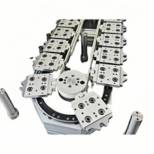 环形导轨输送线高精度定位自动循环线圆弧T型V型滚轮滑轨非标