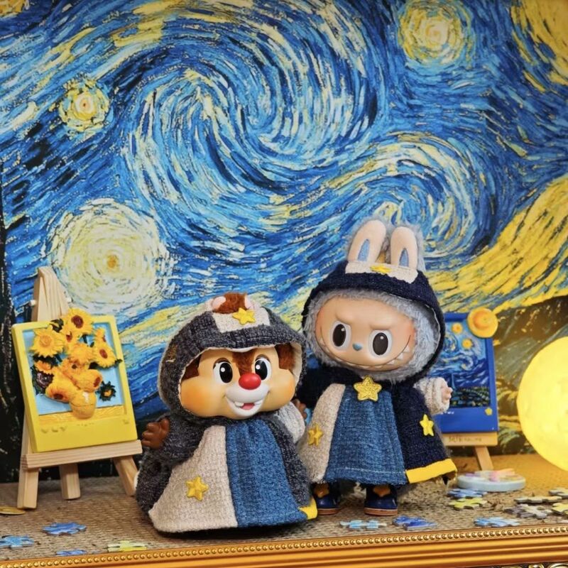 ラ・ブブ「星空」アートベビー服第一世代・第二世代スタンディング・シッティングスタイル17cmビニール人形着替え|undefined