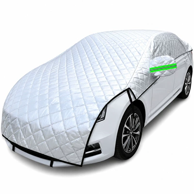 magnetic snow cover antifreeze half Car snow shield - hood-style
