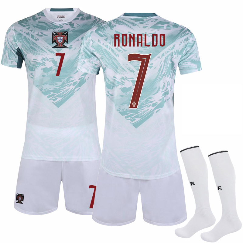 2627 World Cup No. 7 No. 10 B Seat Jersey 21 Jota Commemorative New Portugal Away Jersey White Football Uniform 2627 World Cup No. 7 No. 10 B Seat Jersey 21 Jota Commemorative New Portugal Away Jersey White Football Uniform