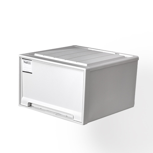 Quna white drawer storage box, clothes and shoe storage box, toy storage box, pull-out storage box