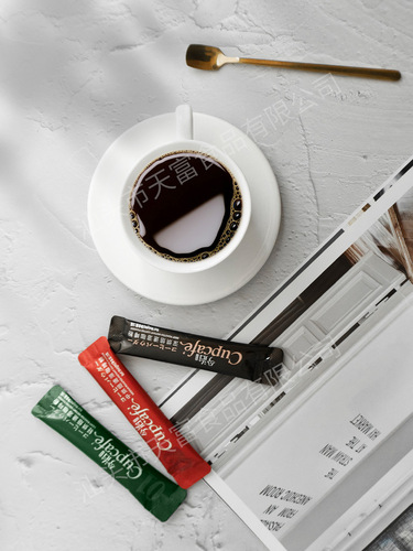 Tosho Cupcafe American Coffee Powder 1 Box 10 Pouches Rich Black Coffee Medium-Deep Roast Instant Coffee