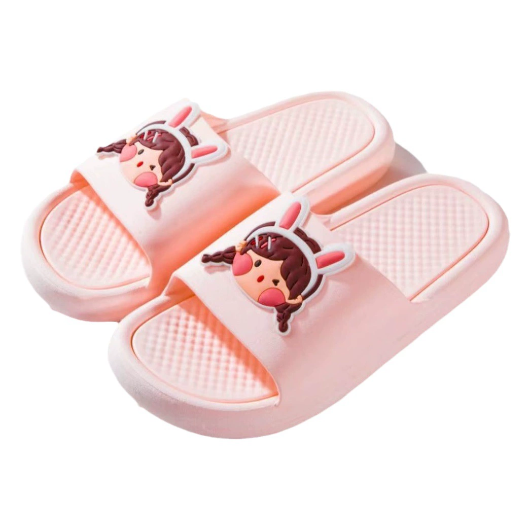 Тапочки для родителей и детей, женские домашние повседневные сандалии для мамы и дочки, милые плоские мягкие студенческие тапочки в японском стиле, Нескользящие домашние тапочки