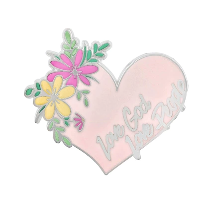 Love Everything Brooch Flower: Yaxa sancaqları