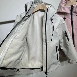 Children's Charge Clothes Outdoor Autumn and Winter Three-in-One Fleece Liner Thickened Warm Waterproof Parent-Child Jacket for Boys and Girls
