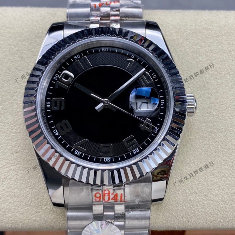 Rare Record Disc Watch from the Laojia 116233 Series, Automatic Mechanical Steel Band Calendar Men's Watch, Foreign Trade Aliexpress