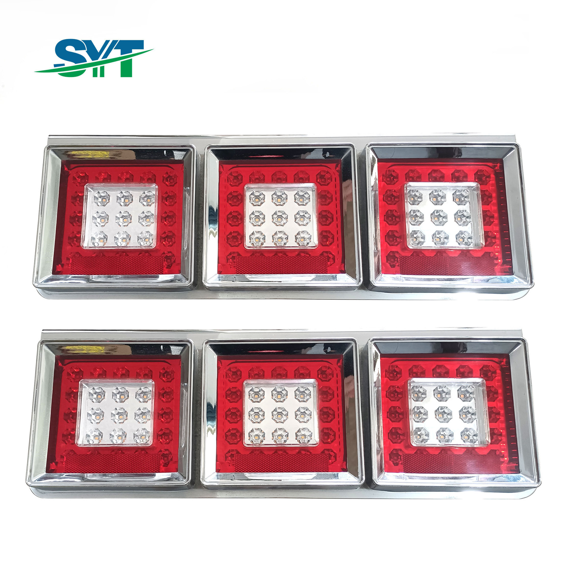 LED Japanese 3-in-1 Car Taillights LED Turn Lights Backup Lights Marking Lights Triple Truck Rear Taillights