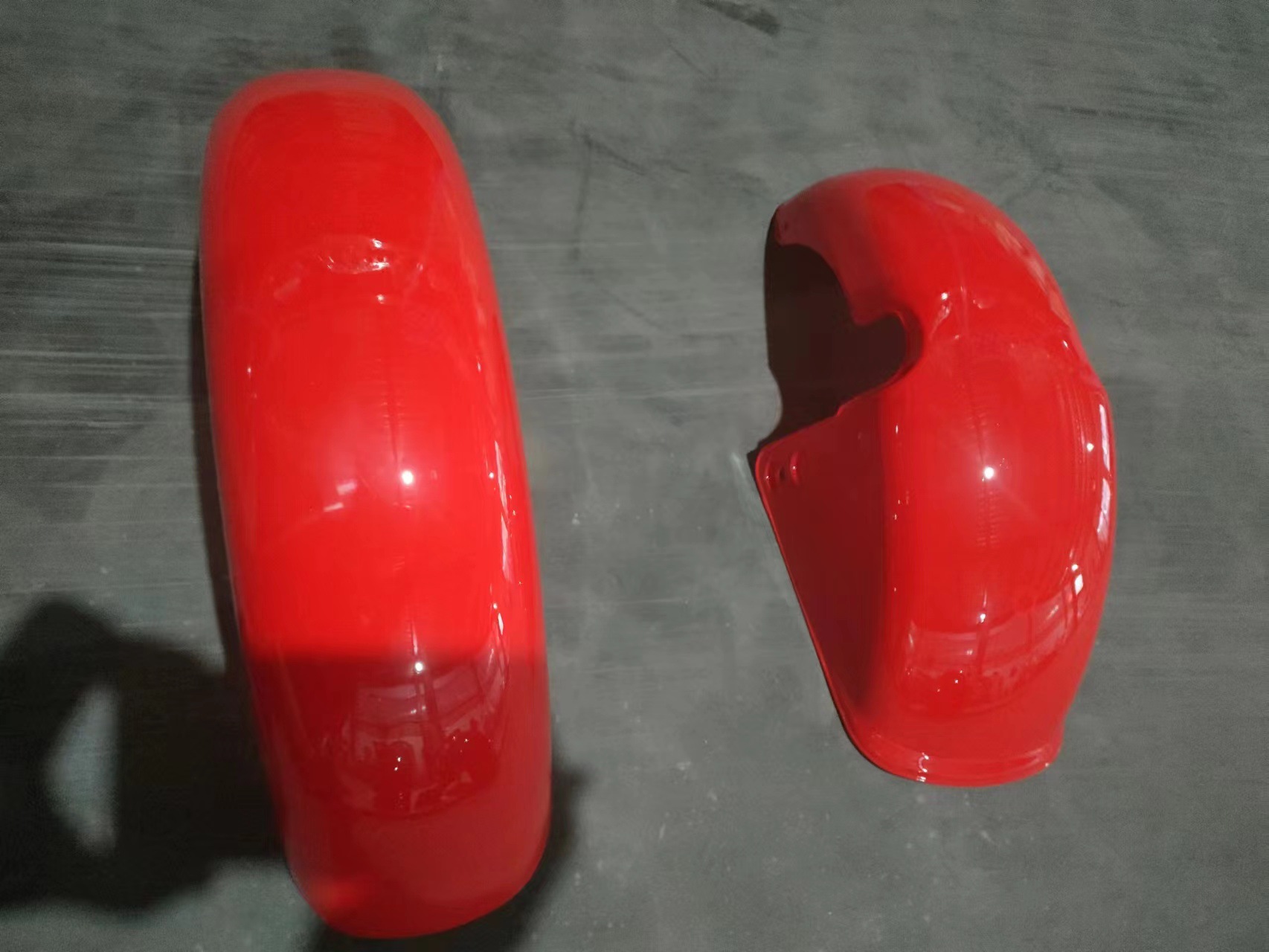 Electric Vehicle Accessories for 300-10 Tire ShangQQ Red Mudguard