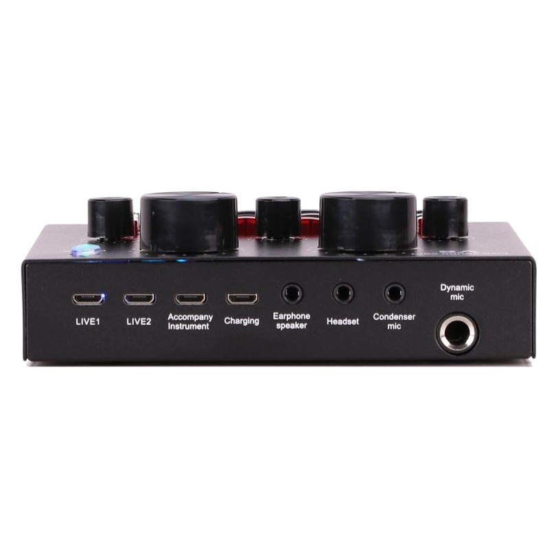 Venta caliente transfronteriza VV88 versión en inglés tarjeta de sonido en vivo micrófono de condensador Sudeste asiático Oriente Medio karaoke