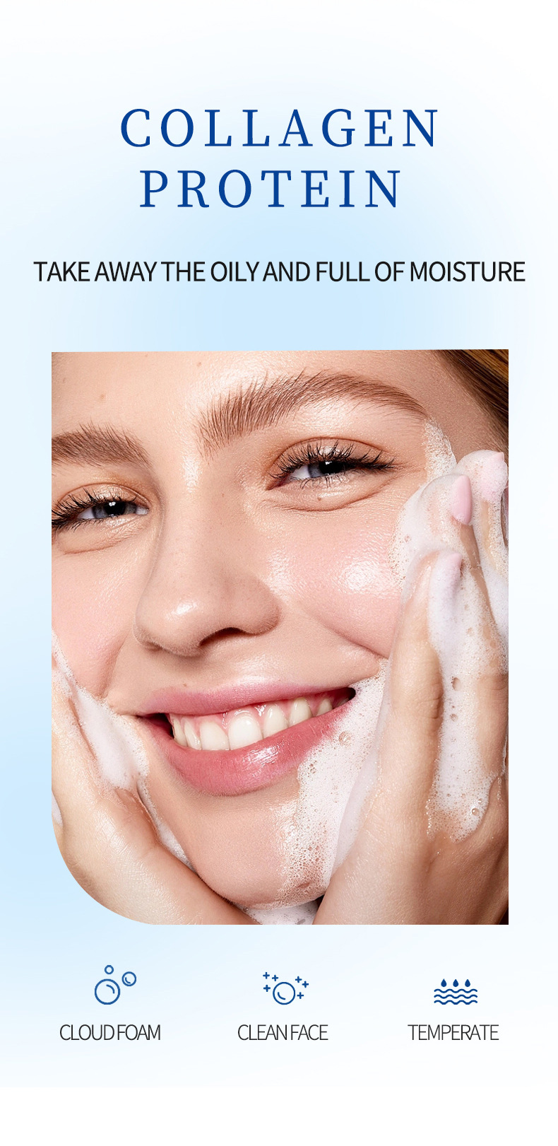 kollageeni puhastusvahend õli kontroll puhastusvahend piiriüleselt kuum müük nahahooldustooted kosmeetika_voghion.com