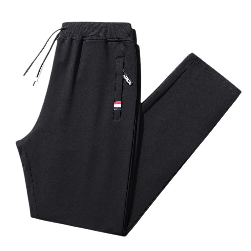 Pantalones casuales de algodón puro de talla extra grande para hombre, estilo delgado, pantalones jogger de talla grande, pantalones largos extragrandes de exportación, pantalones deportivos de moda para hombre. image 7