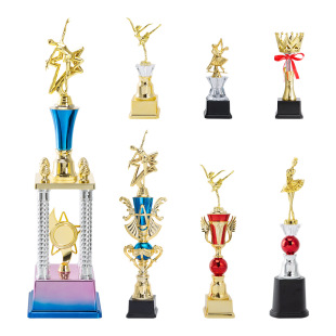 Dance Trophy Customized Plastic Dance Model Catwalk Competition Event Creative Plastic Trophy Supports Cross-Border Wholesale