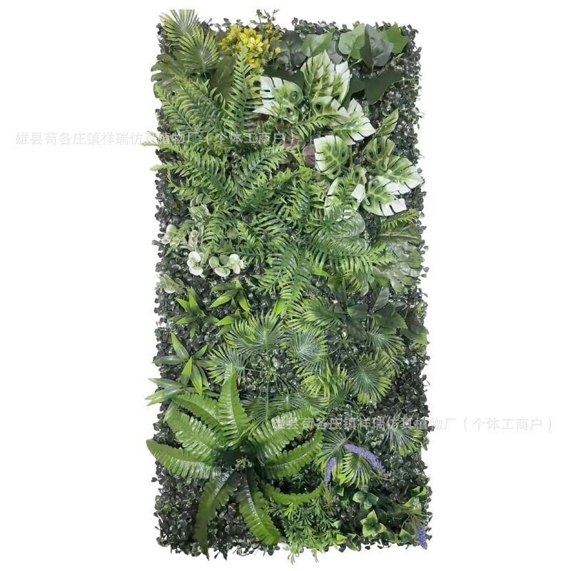 跨境50×100厘米人造仿真植物墙室外墙面装饰婚庆展览门头阳台|undefined