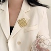 Advanced line pin, fashionable brooch, suit, high-end accessory lapel pin, high-quality style, European style, simple and elegant design