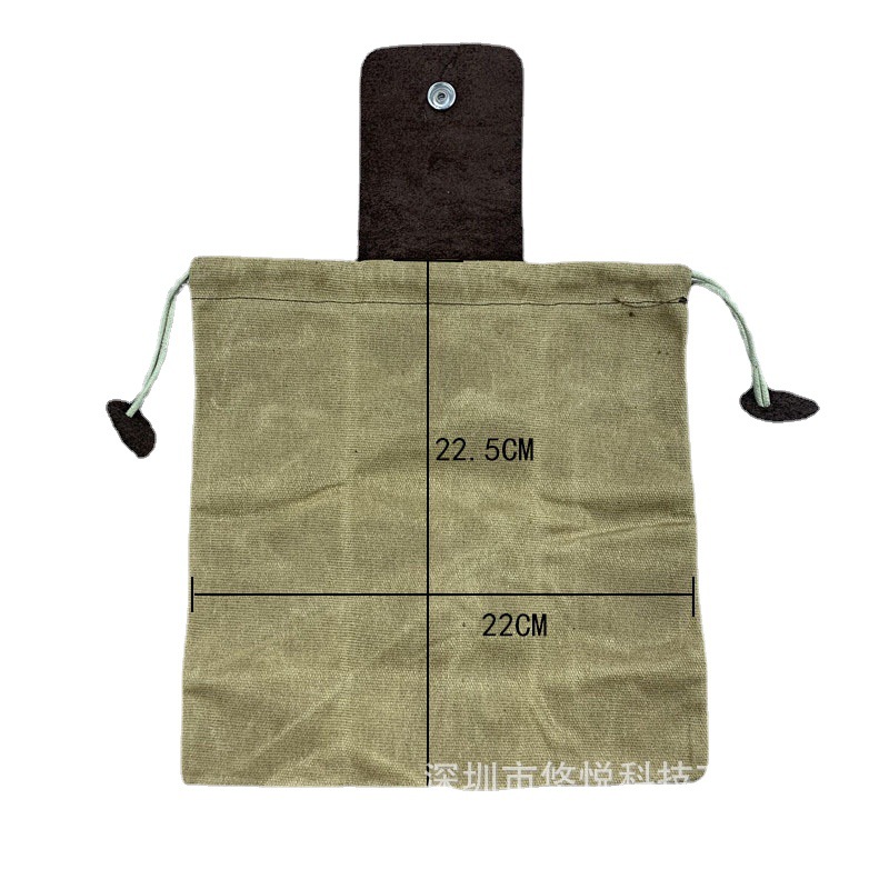 户外露营腰挂袋 野外烧烤杂物袋 求生便携帆布果子收纳包