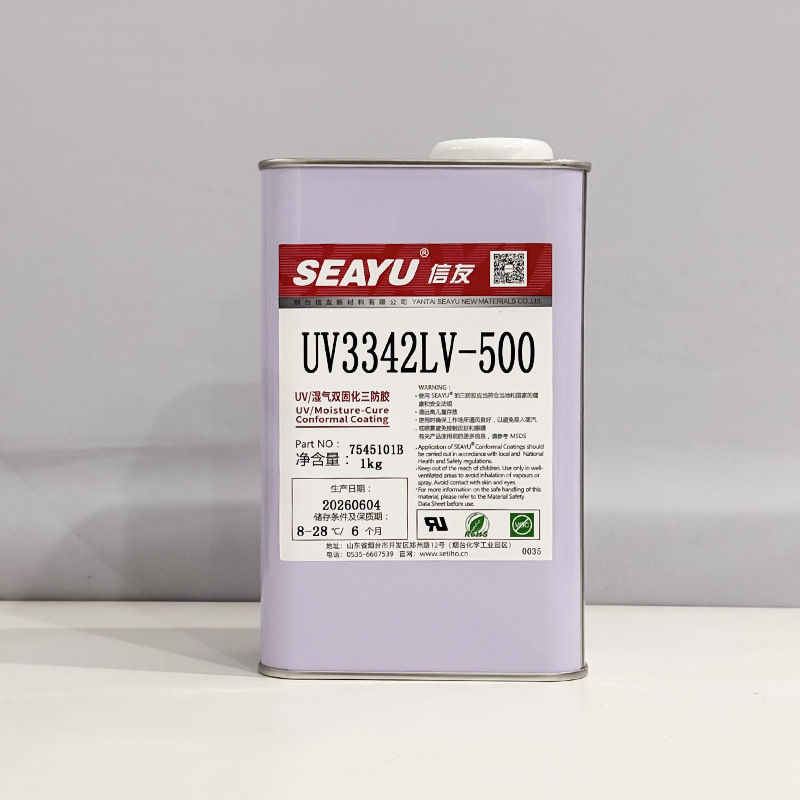 Xinyou Seayu Uv3342Lv-500 Uv Moisture-Curing Dual-Curing Three-Proof Adhesive, Quick-Drying and Odorless Xinyou Seayu Uv3342Lv-500 Uv Moisture-Curing Dual-Curing Three-Proof Adhesive, Quick-Drying and Odorless