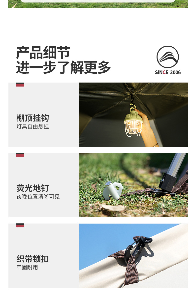 Dome Canopy Tent Outdoor Sunshade New Camping Style Fully Automatic Quick-Open Sunshade Titanium Black Coating 2026 New Model