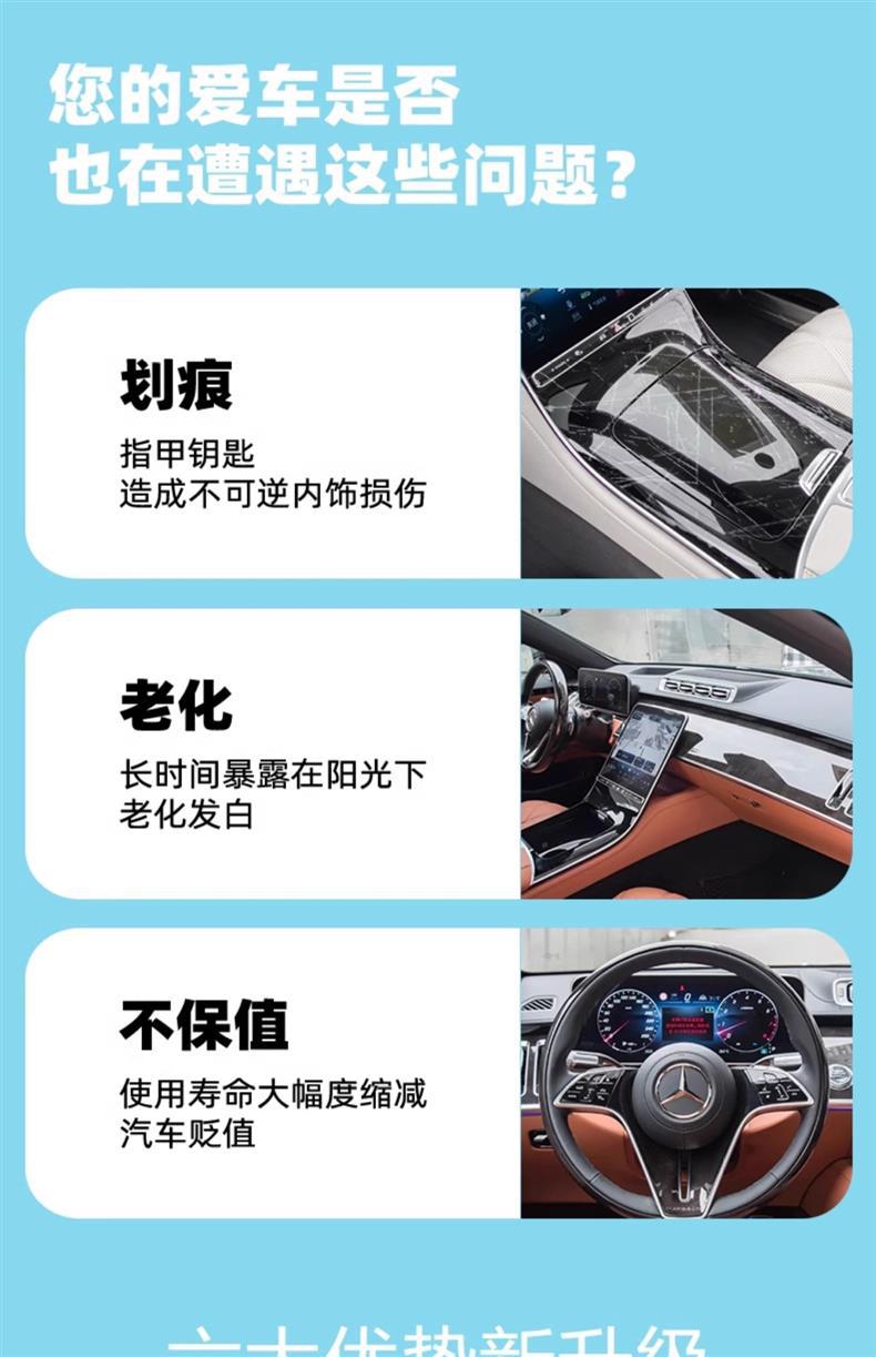 Suitable for 22-24 Toyota Lingfang/Weisha Interior Protective Film Central Control Film Navigation Screen Tempered Film Modification