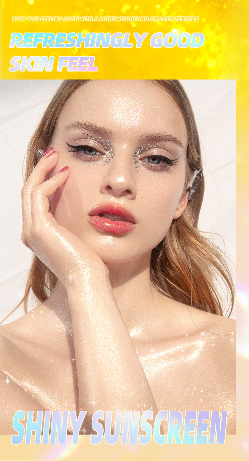 QIBEST Cross-border Isolation Pearlescent Brightening Primer Moisturizing, Natural, Refreshing, Oil-Control and Non-Greasy Hydrating Isolation Lotion Specification drawing