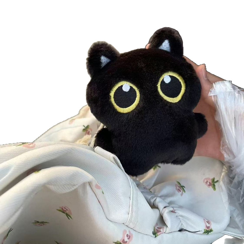 ゴーストウィングスリトルブラックキャットペンダントビッグアイズパンクかわいいバッグペンダント学生バッグペンダントカップルギフト|undefined