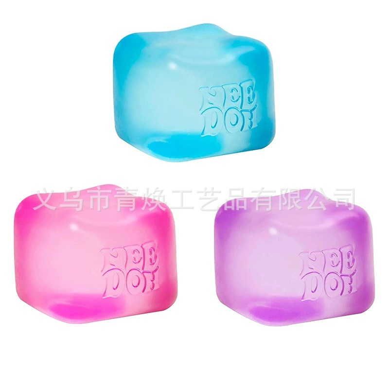  Schylling Needoh Nice Cube-Сенсорные игрушки Unzip Pinching Toys Cut Cube