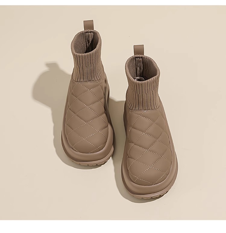 2023 Winter Thickened Northeast Cotton Shoes Network Red Tide Brand Bread Shoes_voghion.com