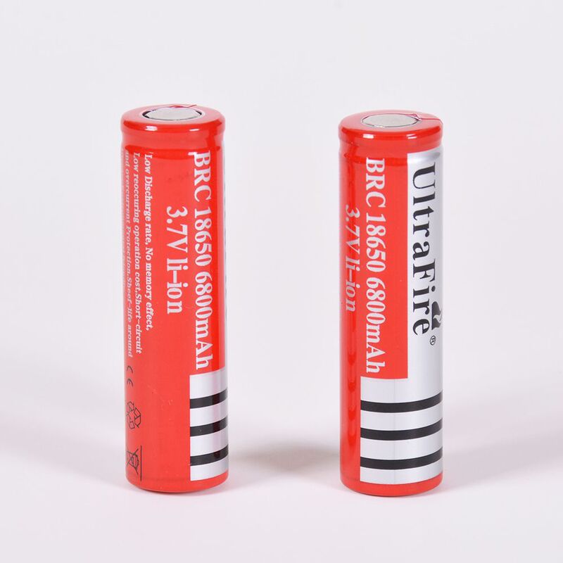 大容量26650锂电池3.7V/4.2V白激光强光手电筒可充电池高动力锂电|undefined